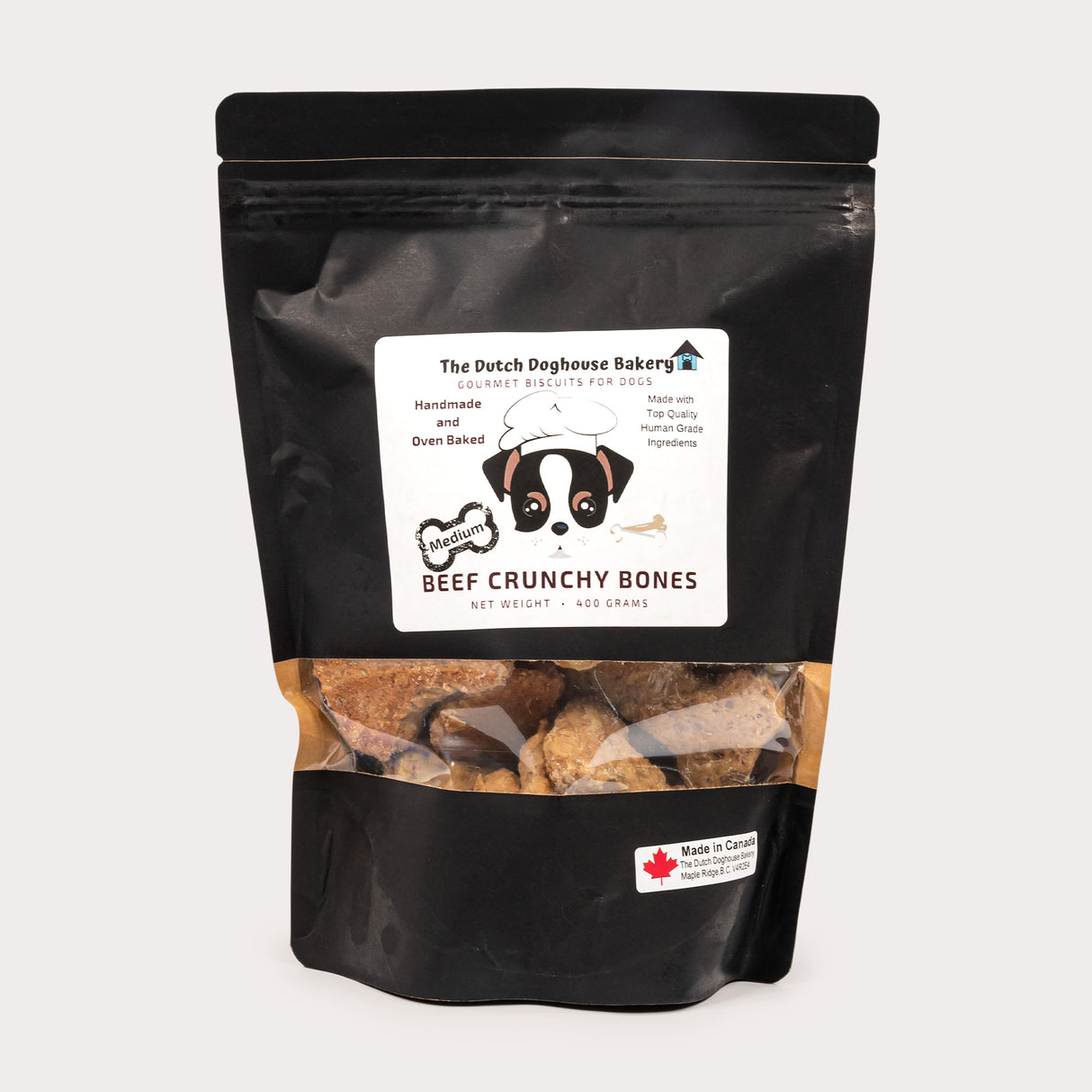 Local Dog Biscuits, Medium Crunchy Beef Bones