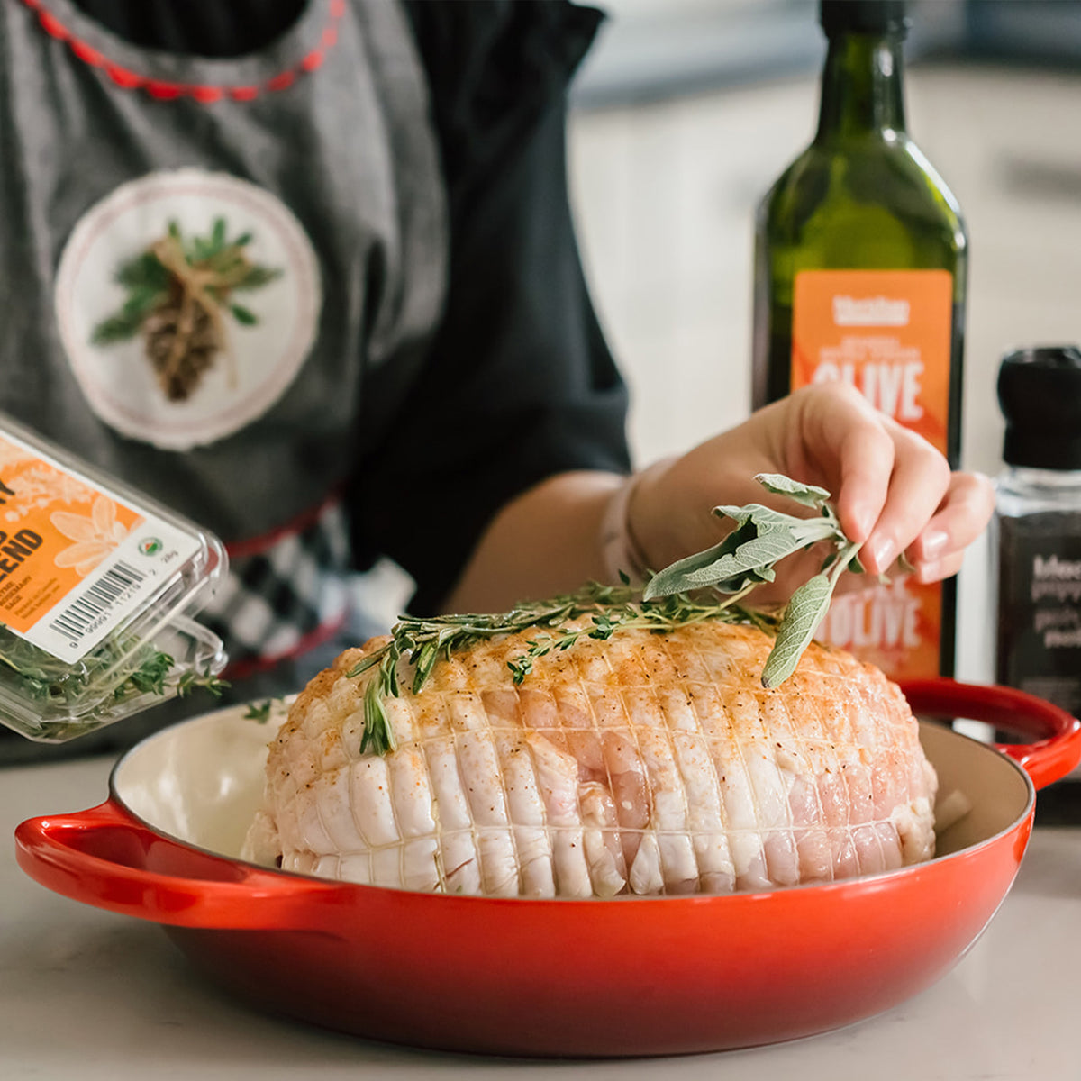 Free Run Turkey Breast & Thigh Roast (Previously Frozen)
