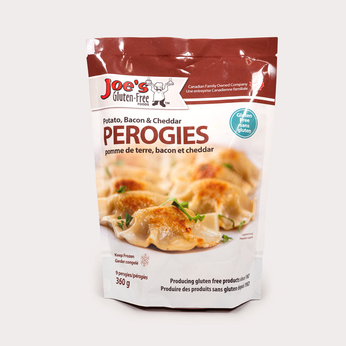 Gluten Free Perogies, Potato, Bacon & Cheddar