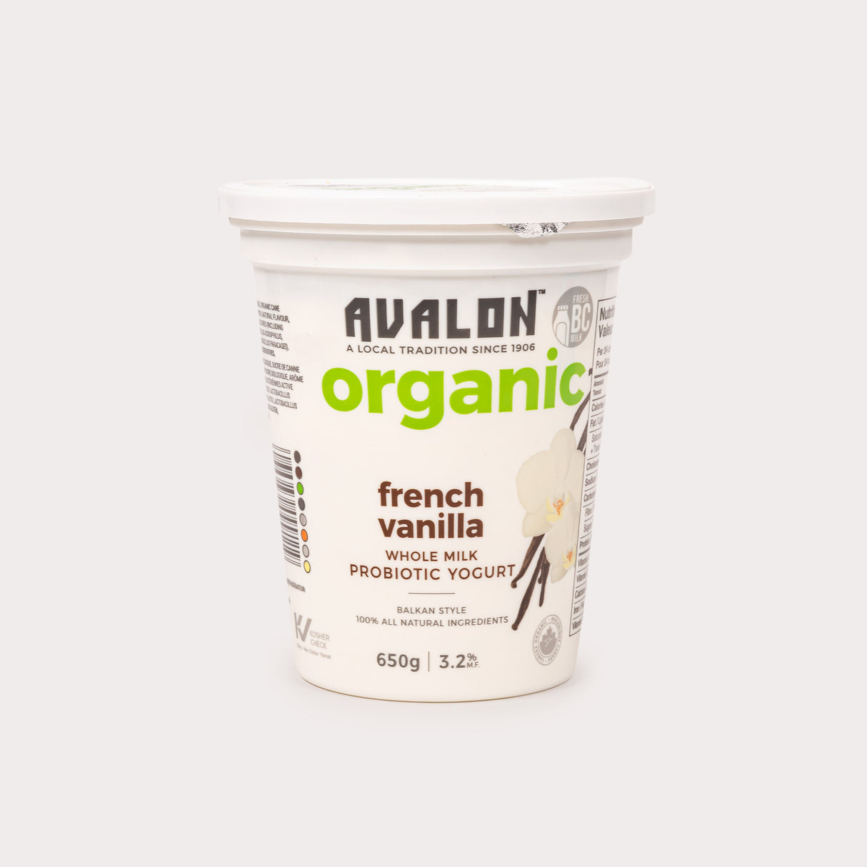 Local Organic Yogurt, Vanilla