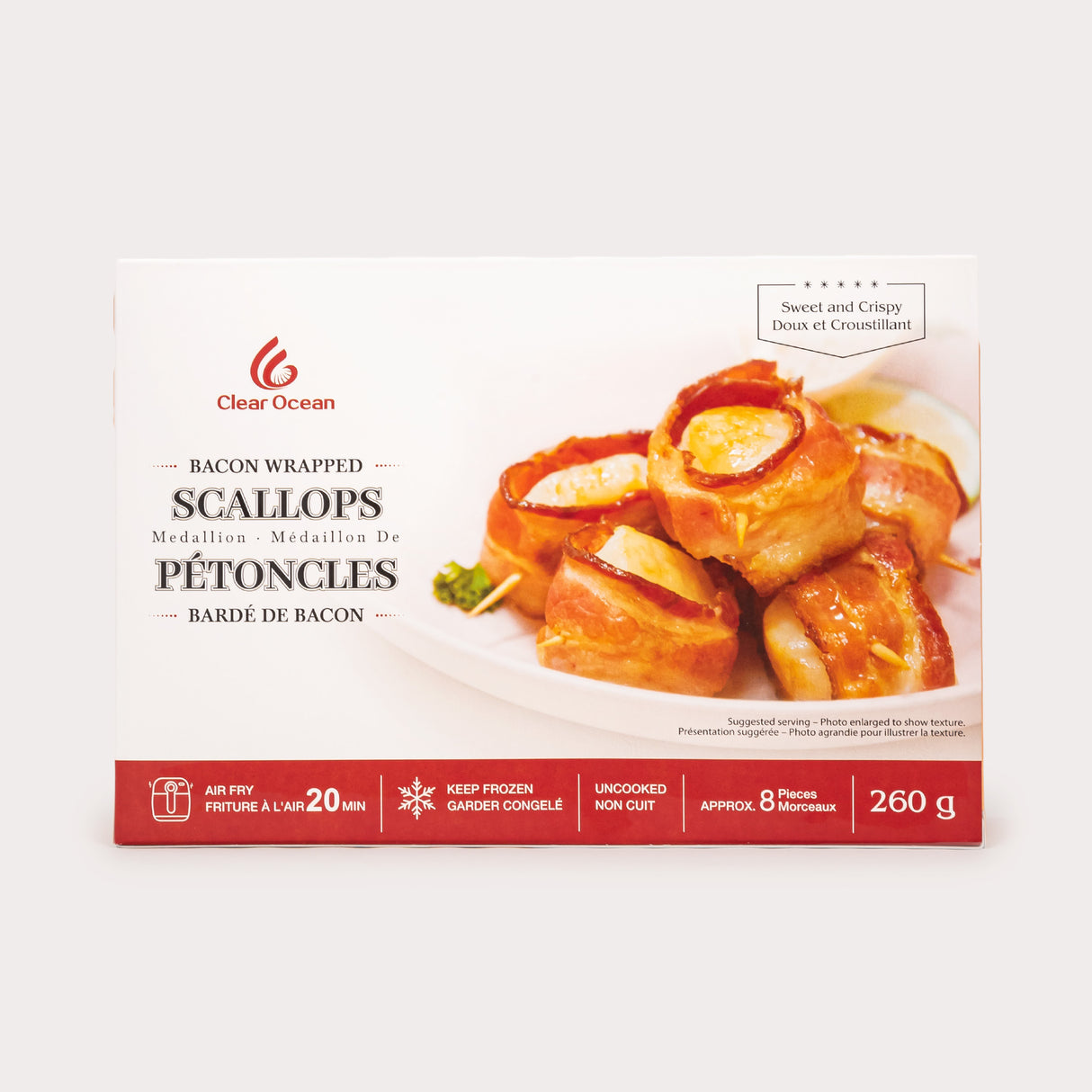 Scallops, Bacon Wrapped