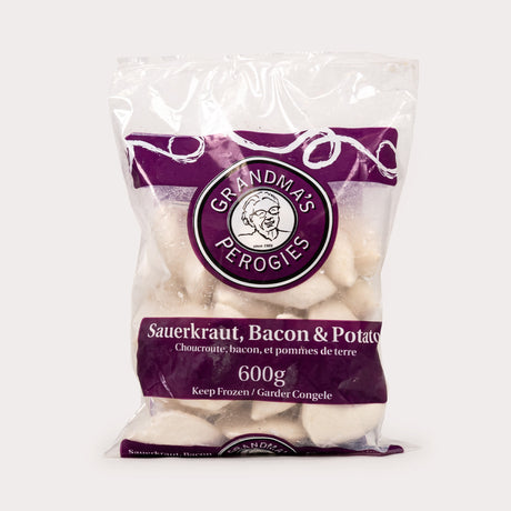 Local Perogies, Sauerkraut & Bacon