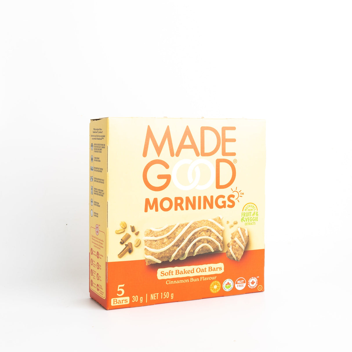 Oat Bars, Soft-Baked Cinnamon Bun