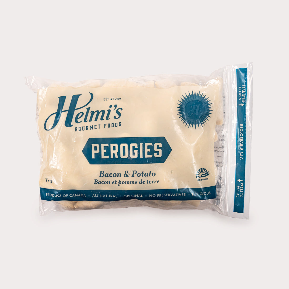 Local Perogies, Bacon & Onion