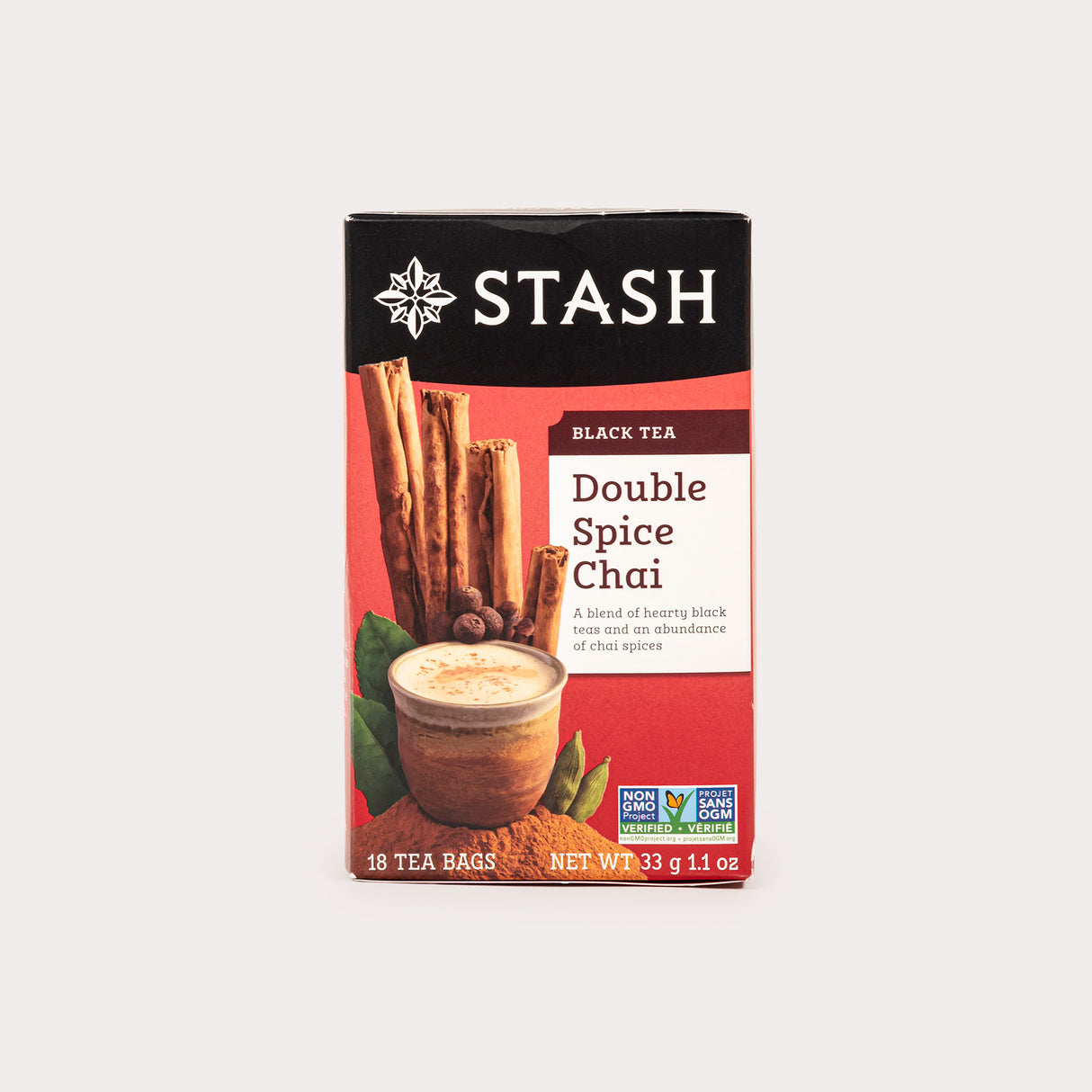 Non GMO Black Tea, Double Spice Chai