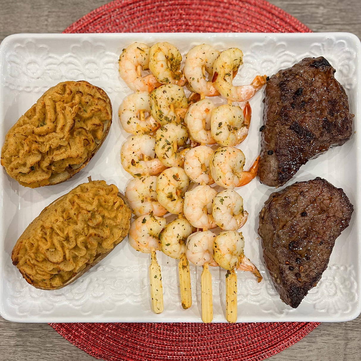 Surf & Turf with Baked Potato Combo