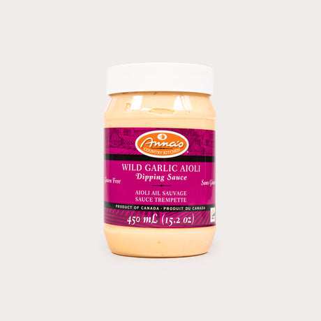 Local Gluten Free Dipping Sauce, Wild Garlic Aioli