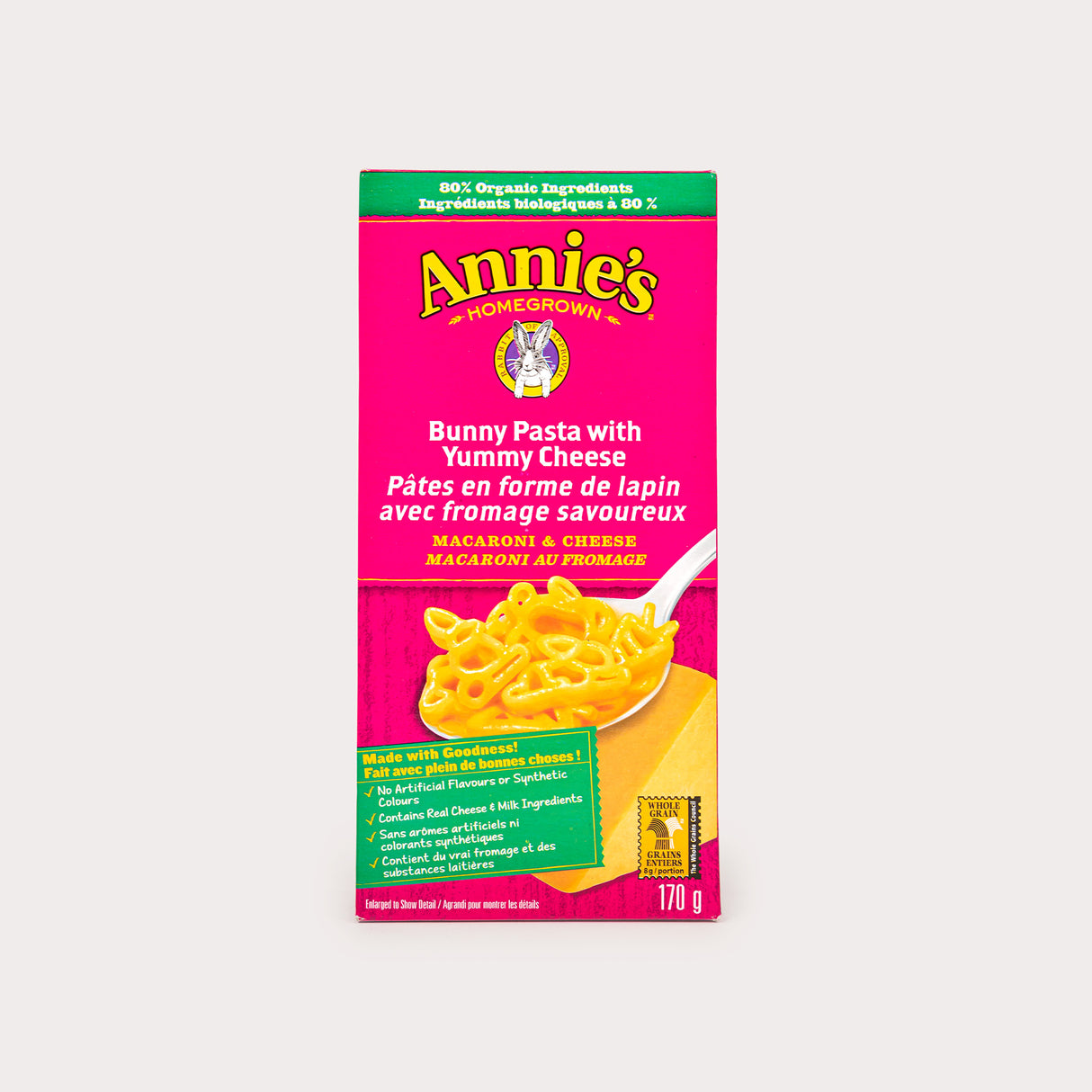 Macaroni & Cheese, Bunny Shape with Cheese
