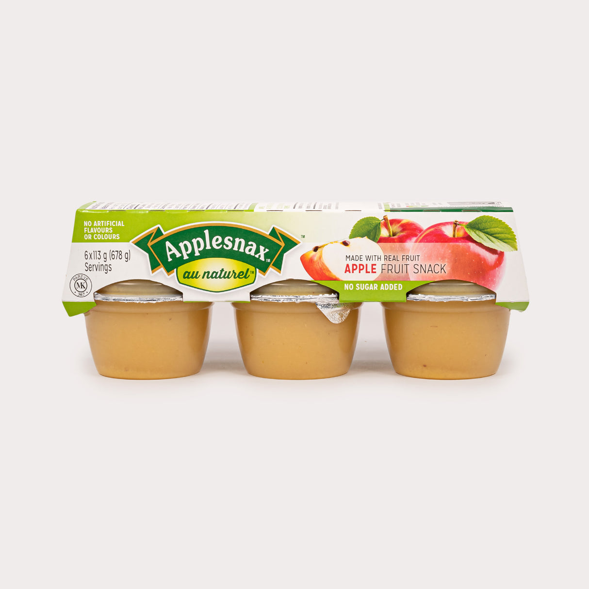 Gluten Free Natural Applesauce Cups, Apple