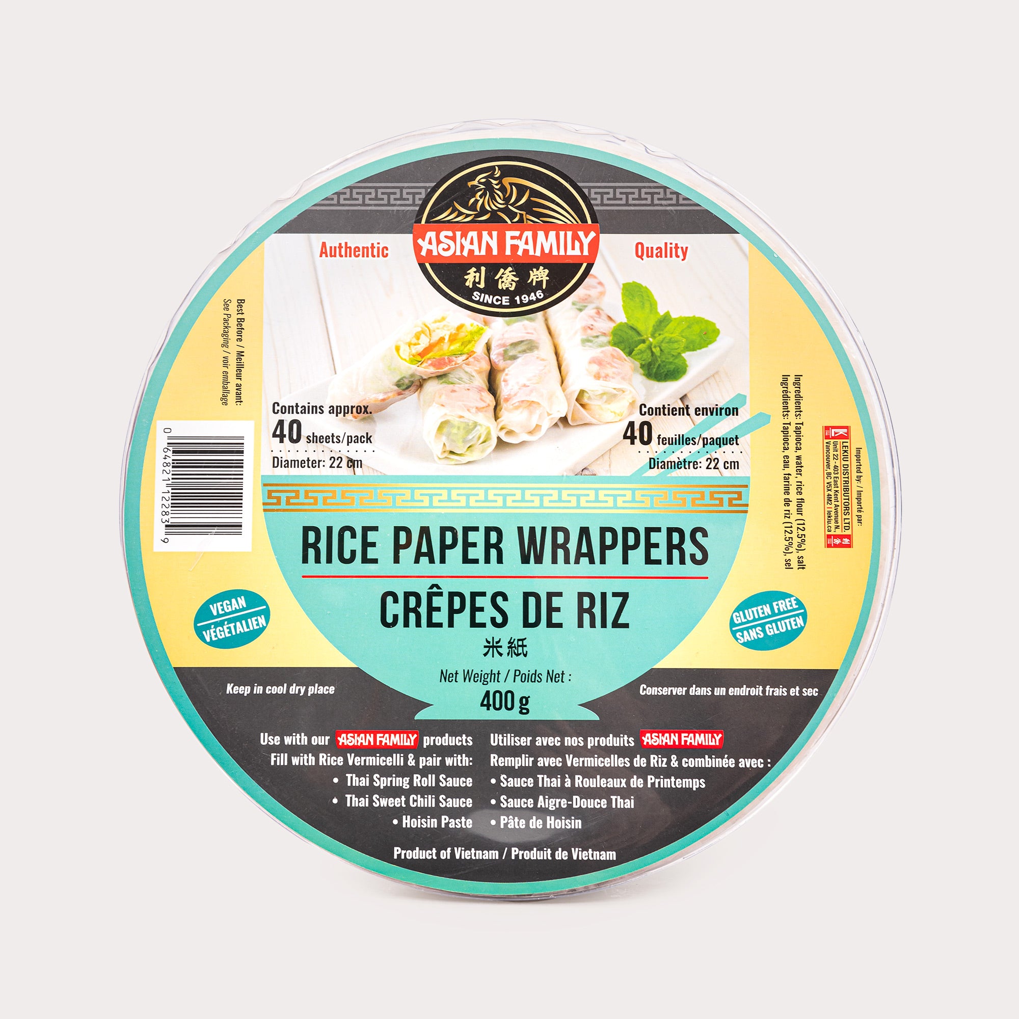 Gluten Free Rice Paper Wrappers – Meridian Farm Market