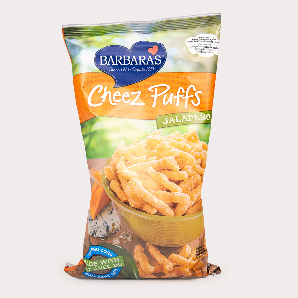 Gluten Free Puffs, Jalapeno Cheese