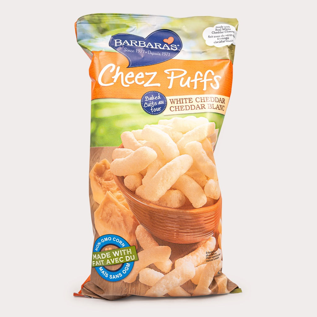 Gluten Free Puffs, Baked White Cheddar Cheese