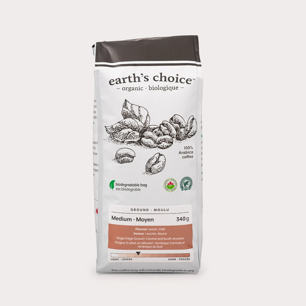 Local Organic Medium Coffee, Ground