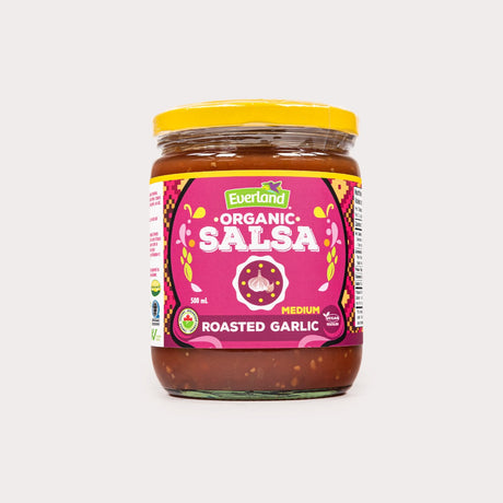 Local Organic Salsa, Roasted Garlic