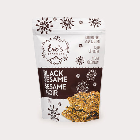 Gluten Free Crackers, Black Sesame
