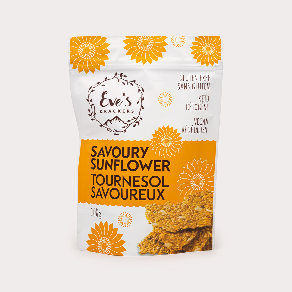 Gluten Free Crackers, Savory Sunflower