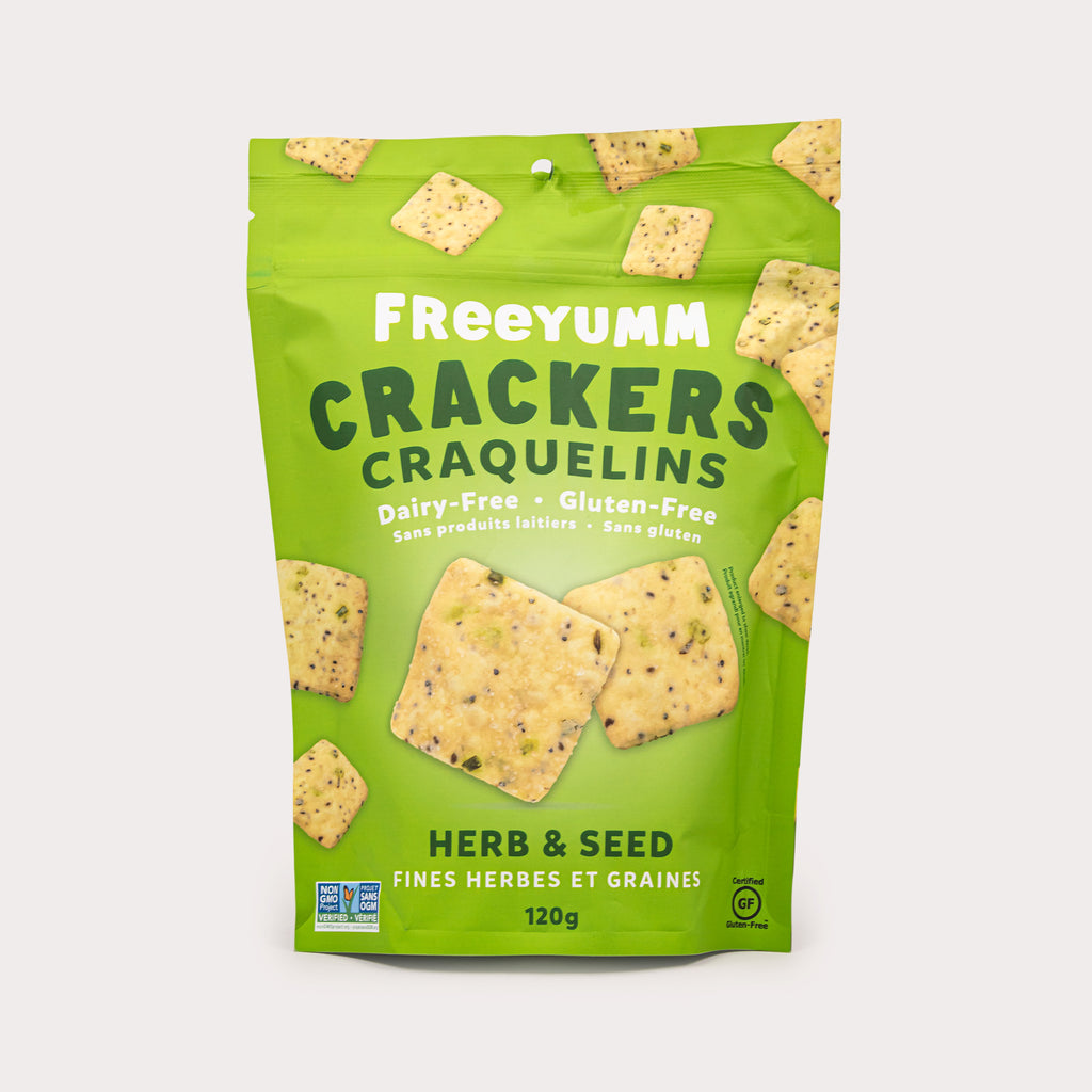 Local Gluten Free Crackers, Herb & Seed