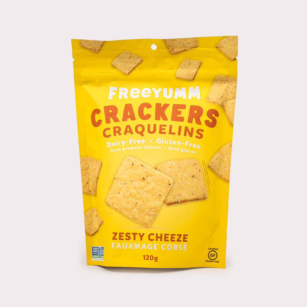 Local Gluten Free Crackers, Zesty Cheeze