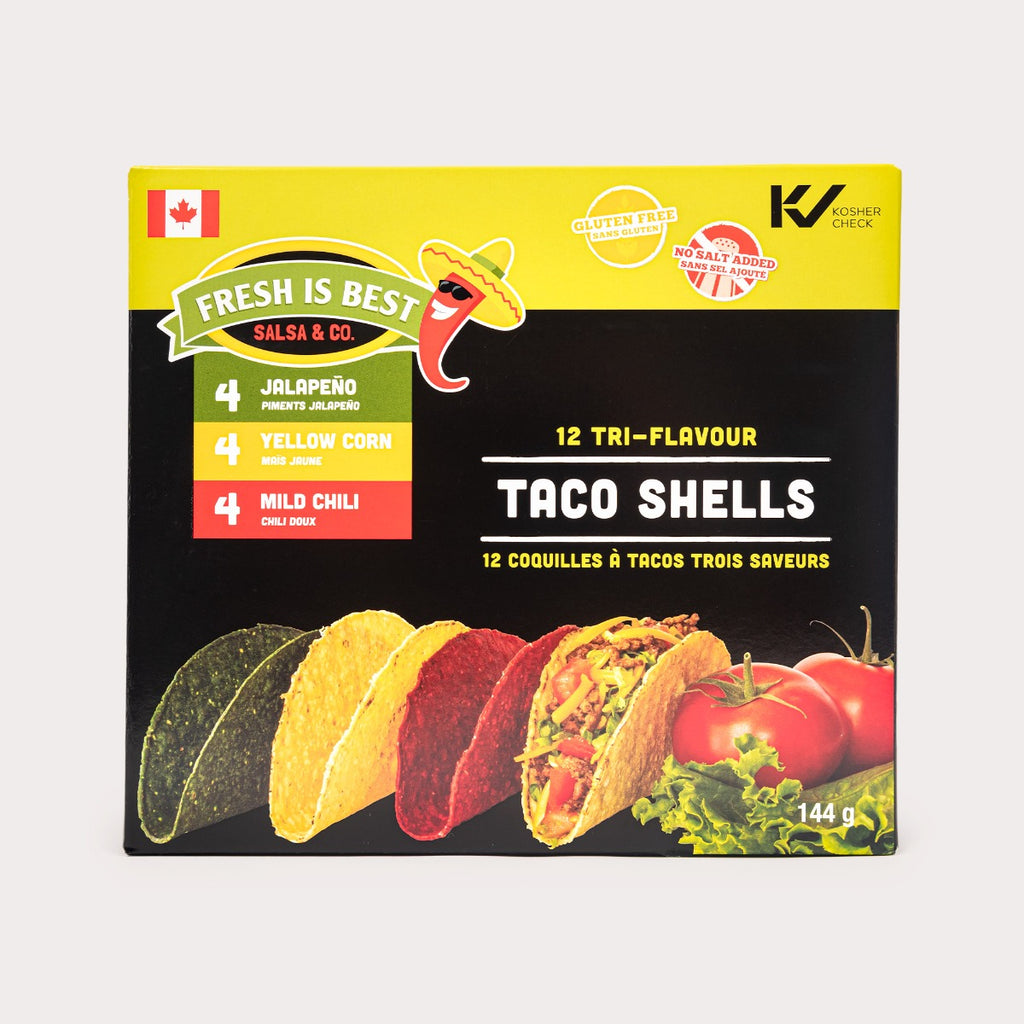 Local Taco Shells, Tri-Flavour