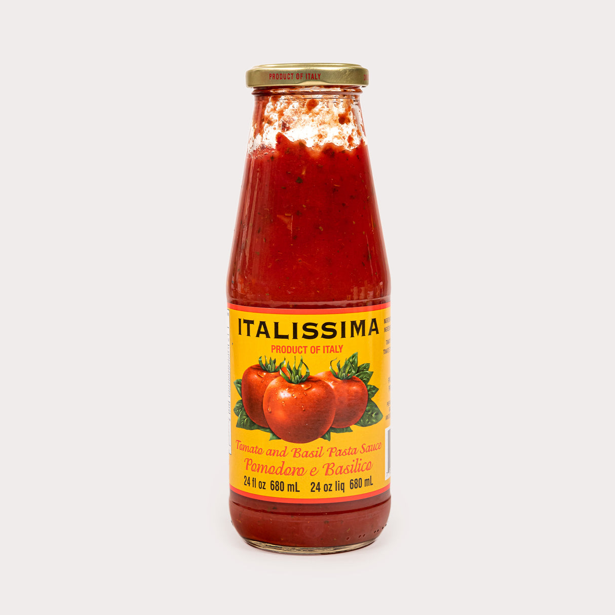Tomato Sauce, Strained Basil