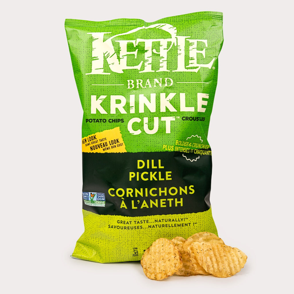 Potato Chips, Krinkle Cut Dill Pickle