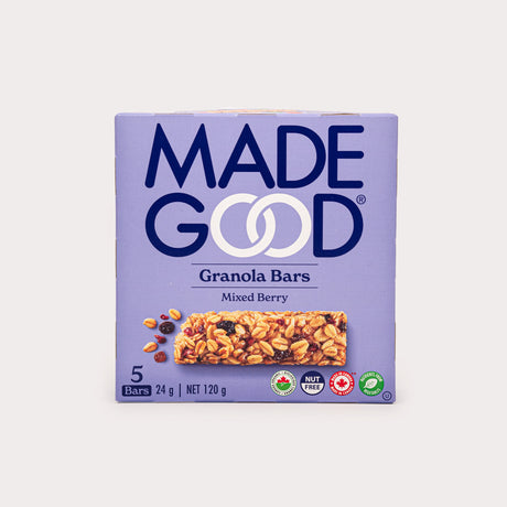 Organic Granola Bars, Mixed Berry