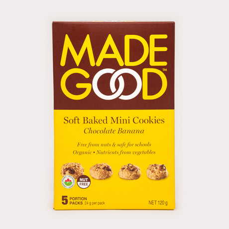Organic Cookies, Chocolate Banana Minis