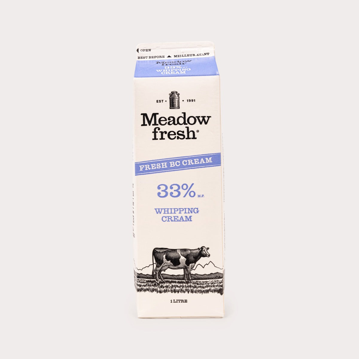 Local Whipping Cream, 33%