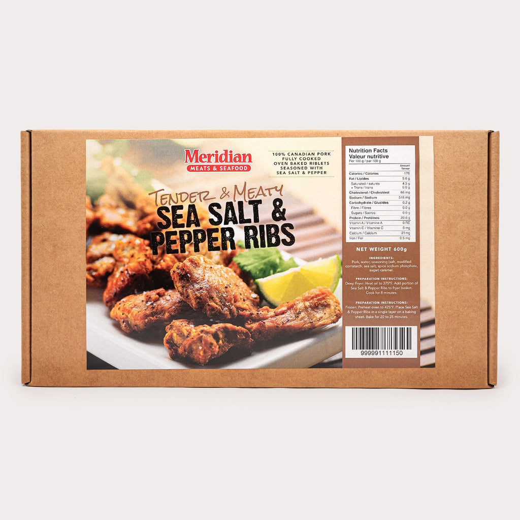 Local Ribs, Sea Salt & Pepper