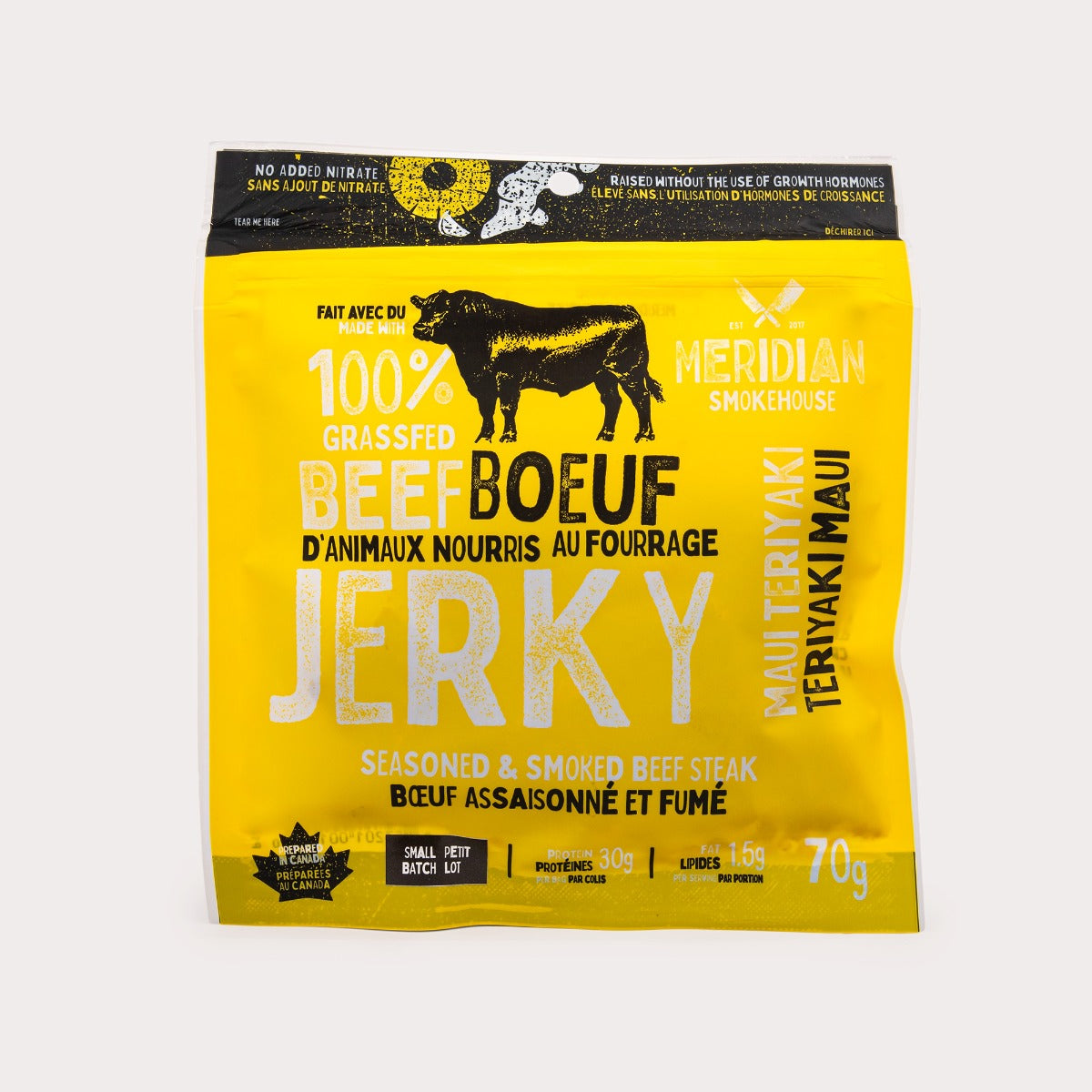 Local Grass-Fed Beef Jerky, Maui