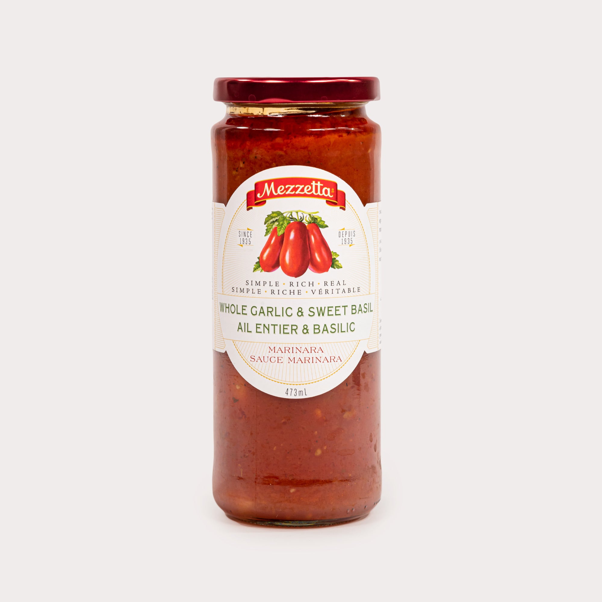 Marinara Sauce Whole Garlic Sweet Basil Meridian Farm Market