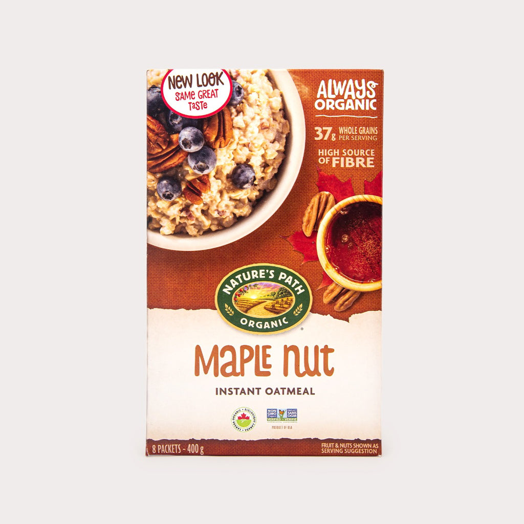 Local Organic Instant Oatmeal, Maple Nut