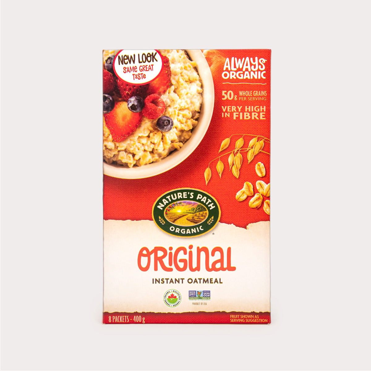 Local Organic Instant Oatmeal, Original
