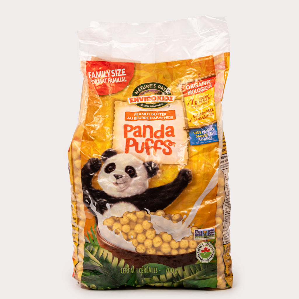 Organic Cereal, Peanut Butter Panda Puffs