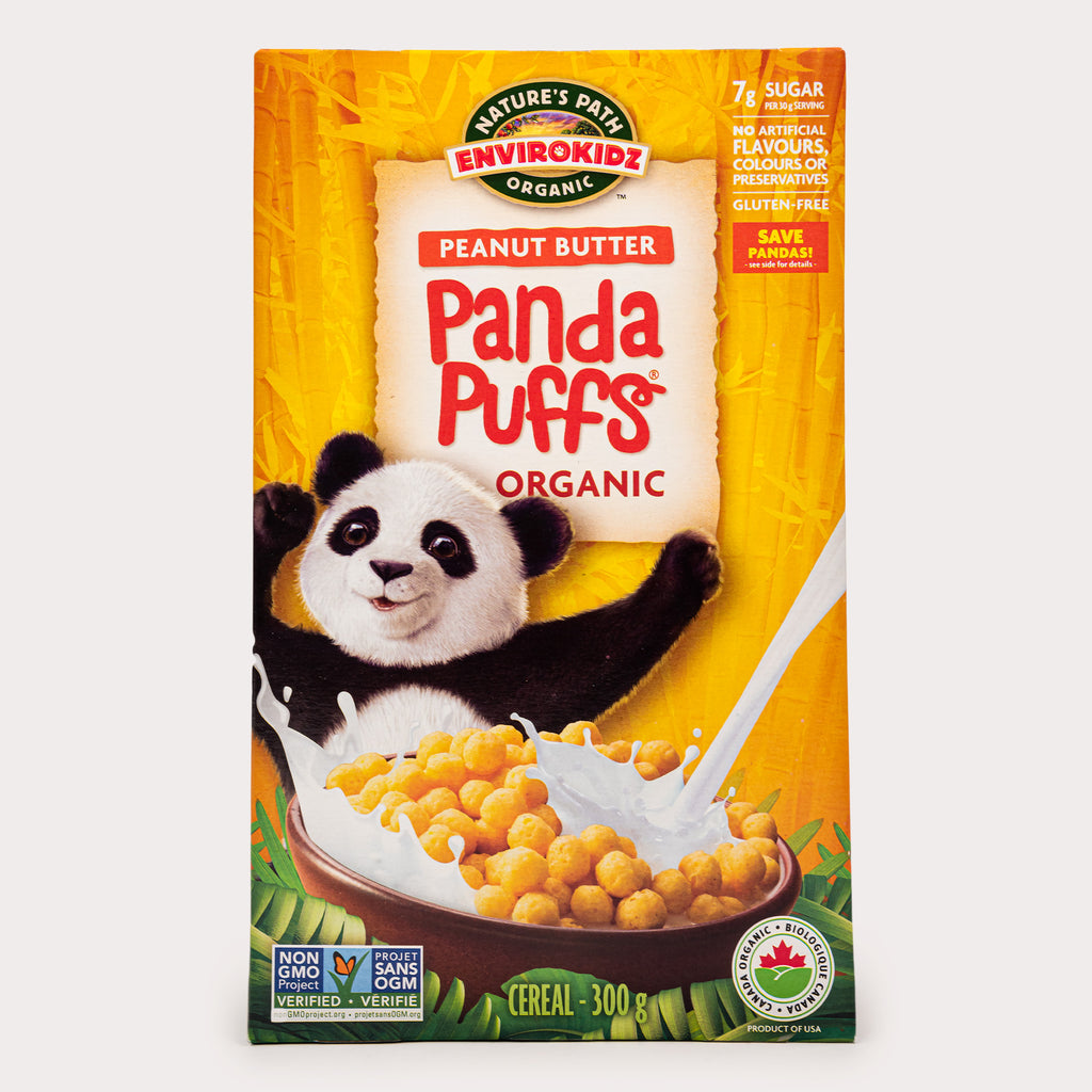 Organic Cereal, Peanut Butter Panda Puffs
