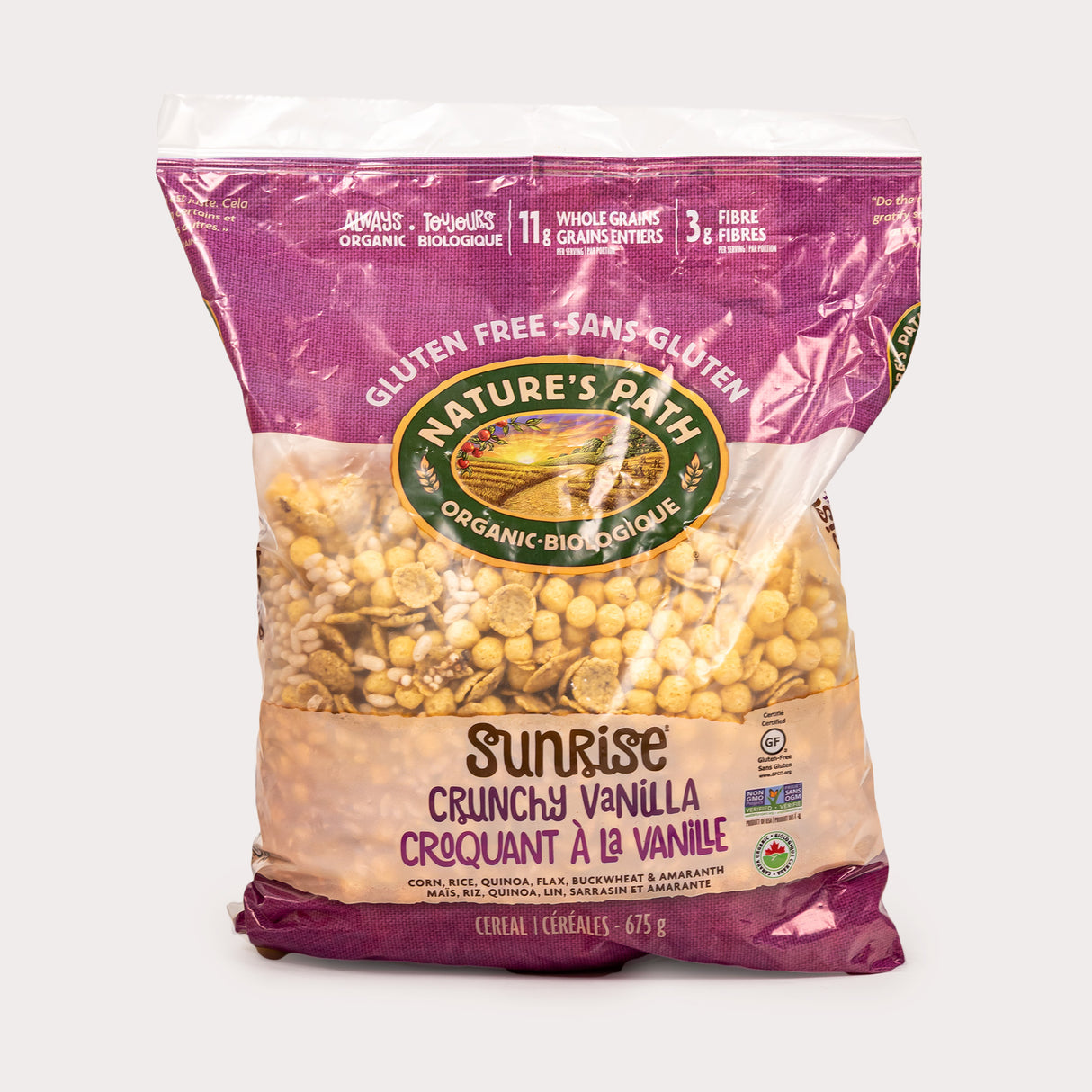 Organic Cereal, Sunrise Crunchy Vanilla