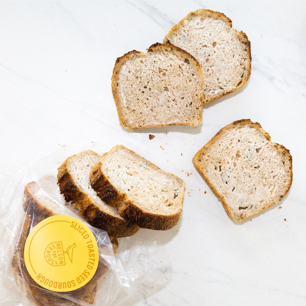 Toasted Seed Sourdough, Sliced (Frozen)