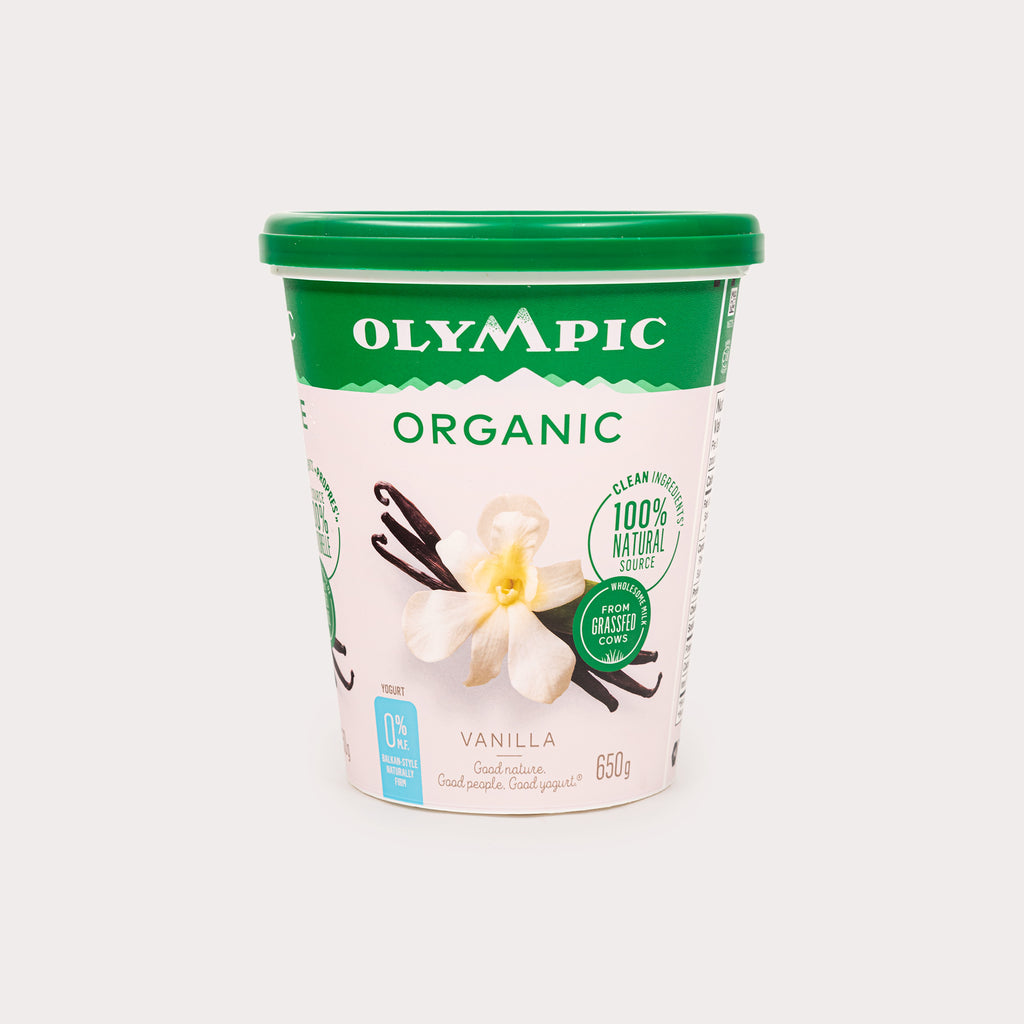 Local Organic Yogurt, French Vanilla 0%