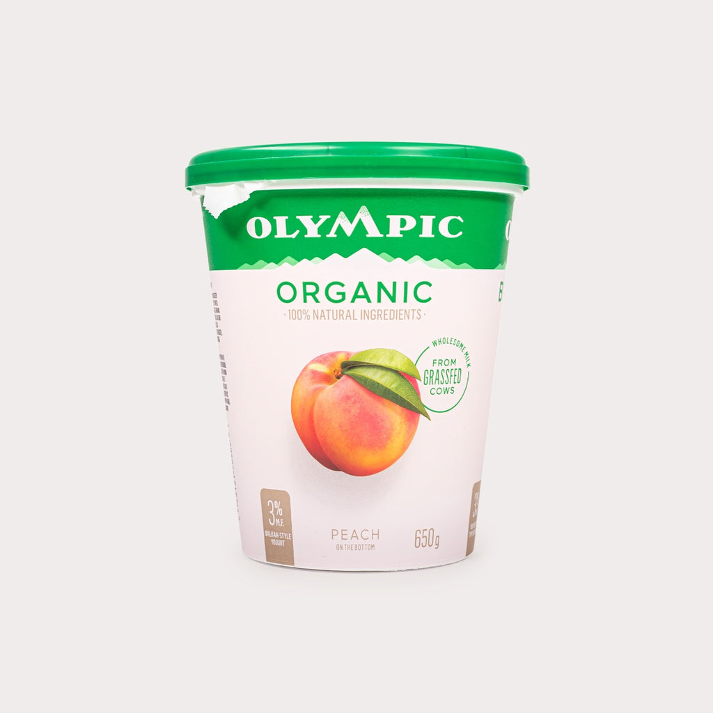 Local Organic Yogurt, Peach 3%