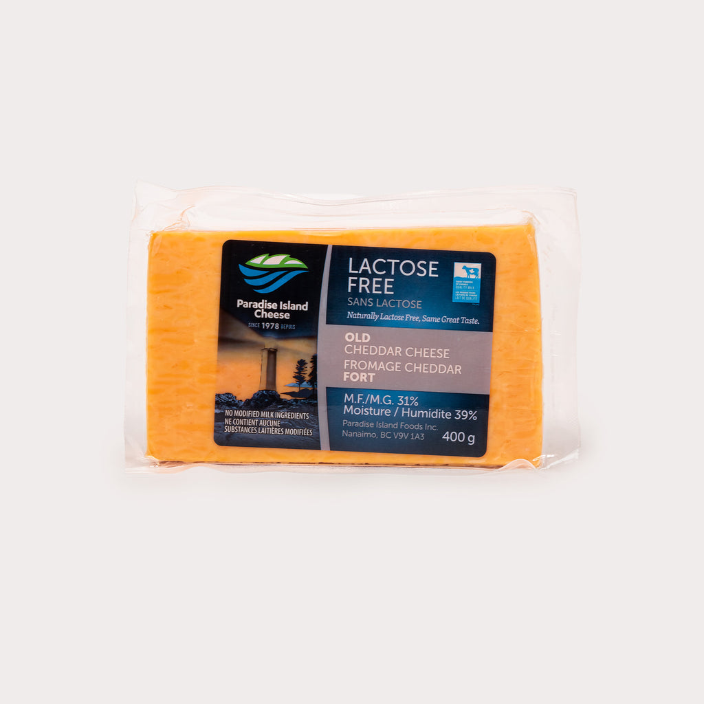 Local Lactose Free Cheese, Old Cheddar