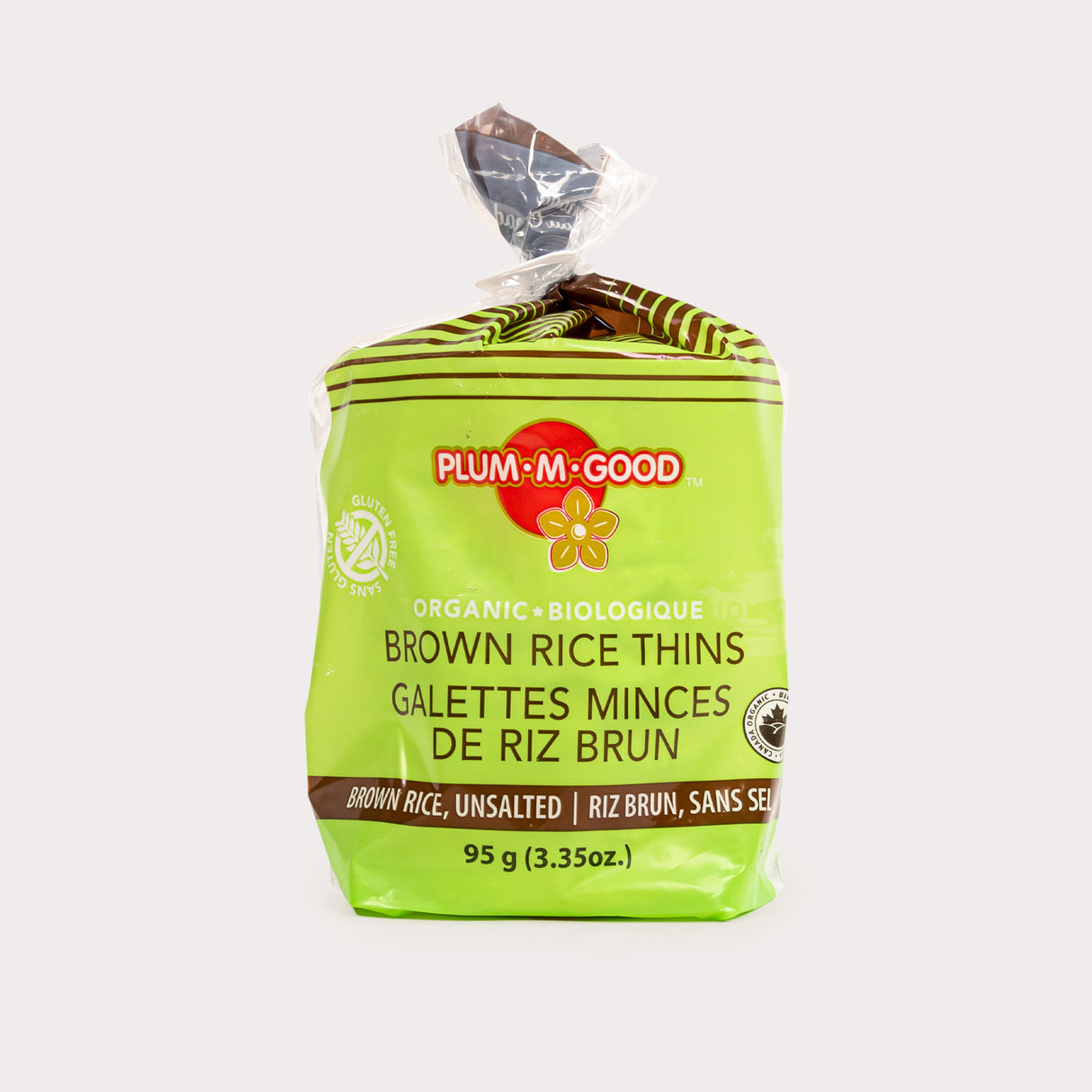 Local Organic Brown Rice Thins, Unsalted