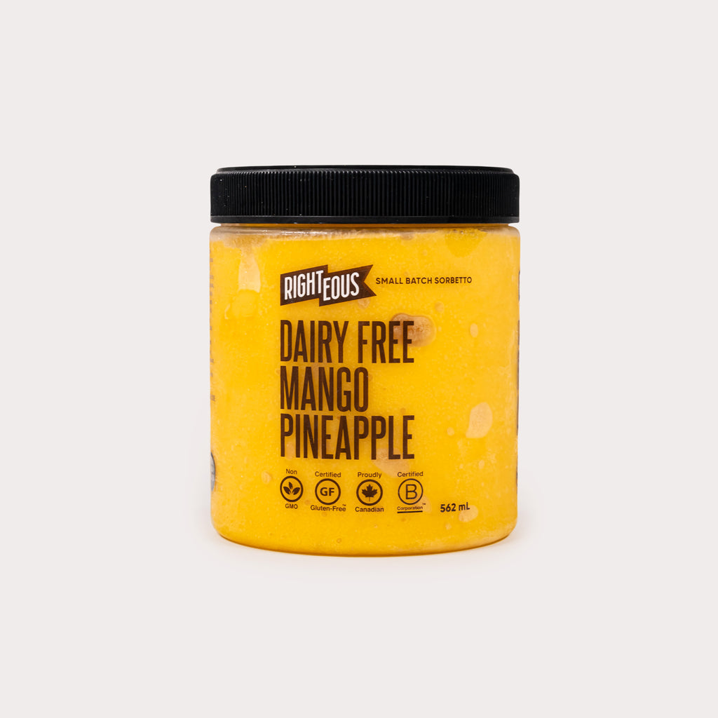 Dairy Free Sorbetto, Mango Pineapple