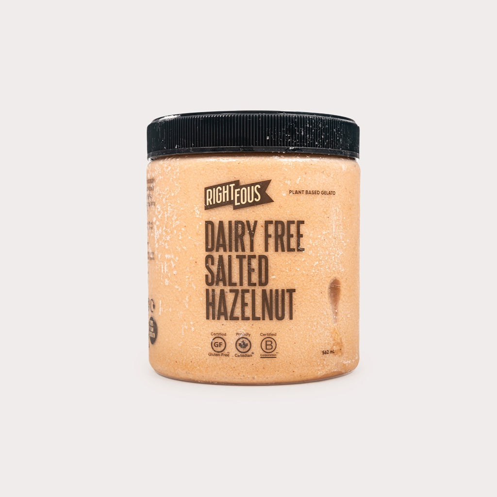 Dairy Free Gelato, Salted Hazelnut