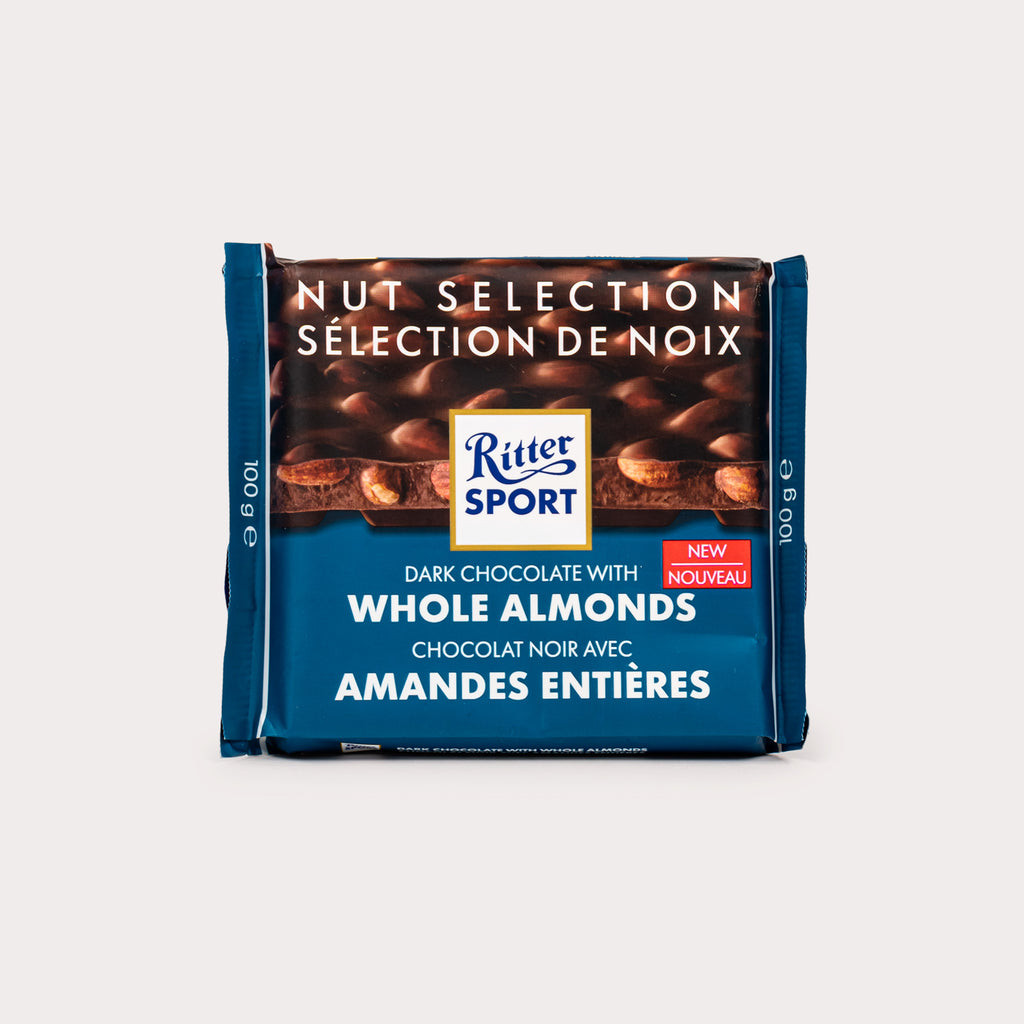 Dark Chocolate Bar, Whole Almonds
