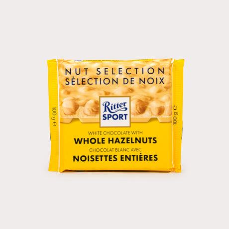 White Chocolate Bar, Whole Hazelnuts