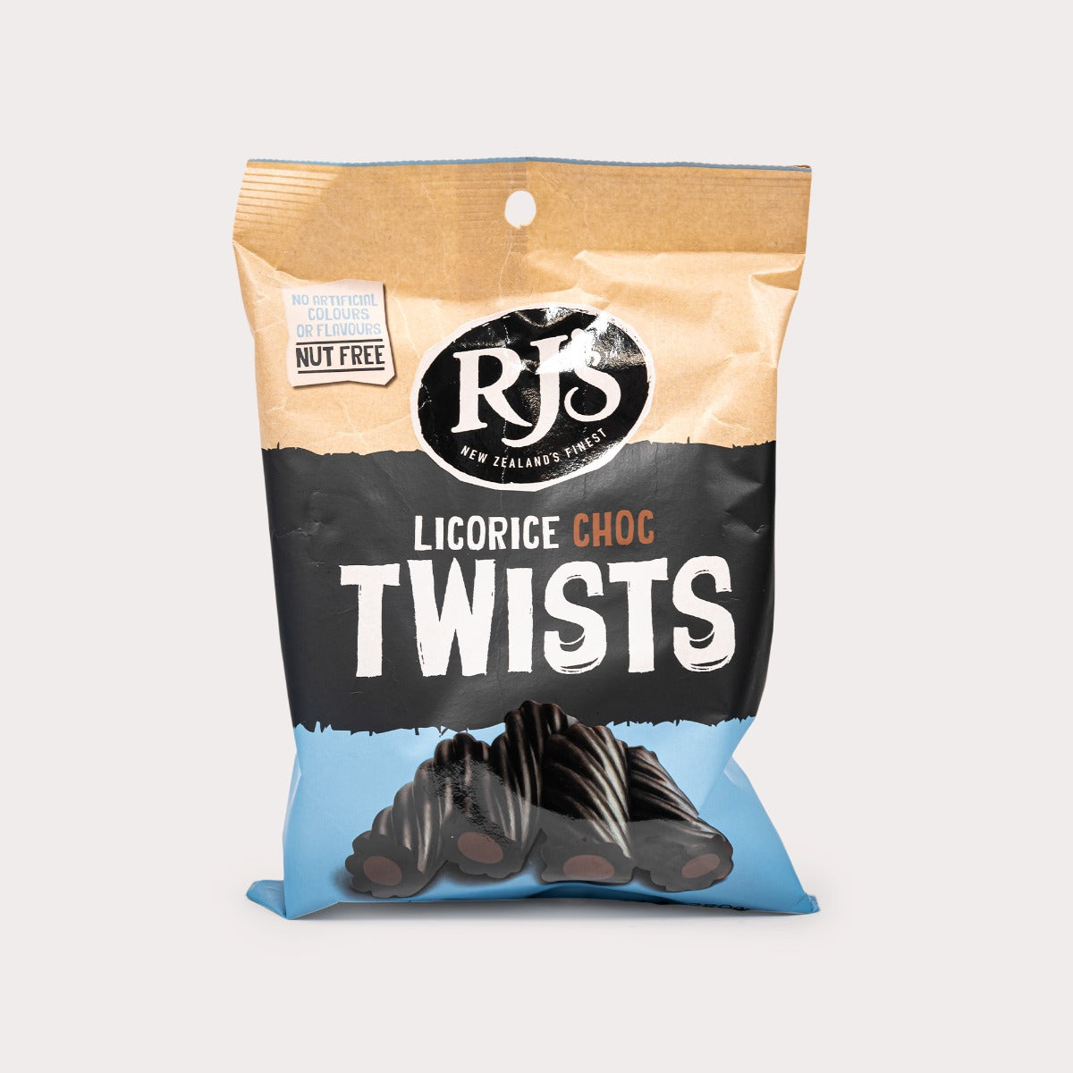 Licorice, Black Chocolate Twists