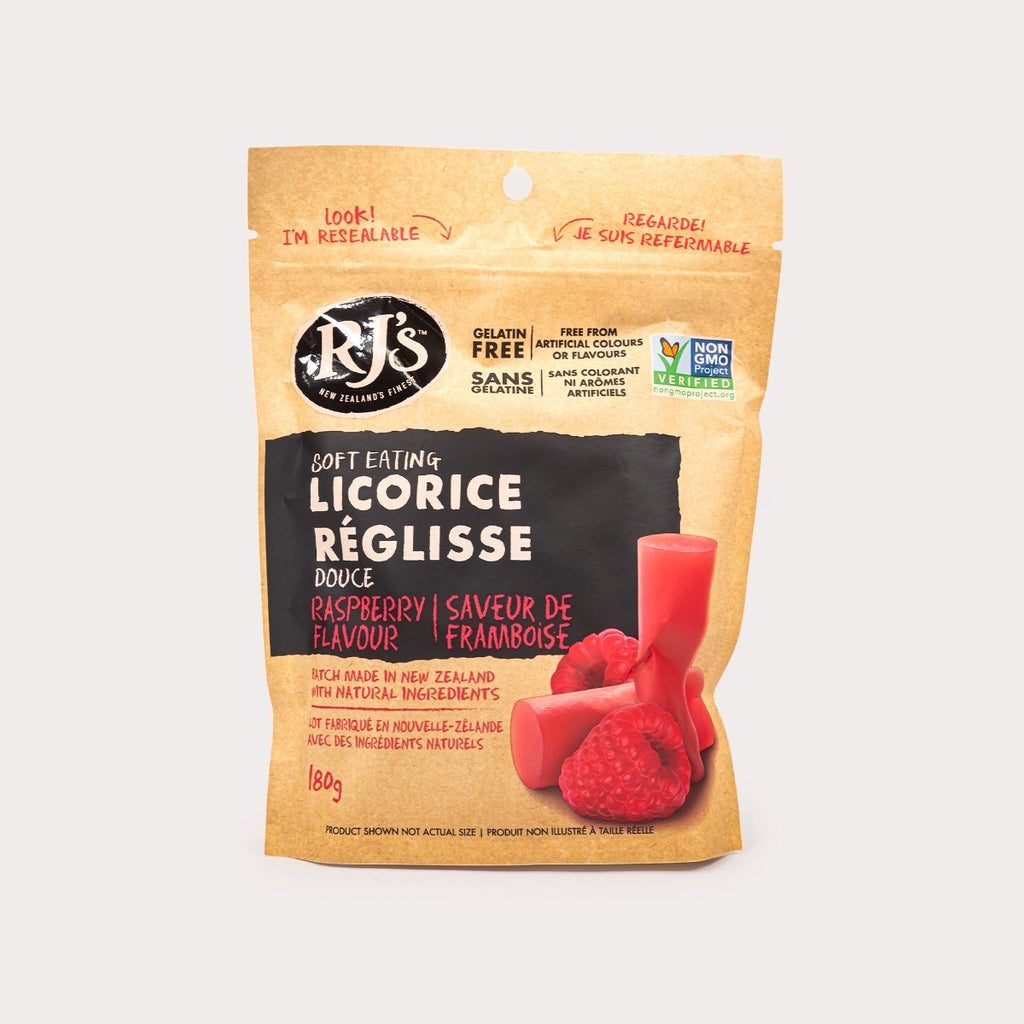 Non-GMO, Soft Raspberry Licorice