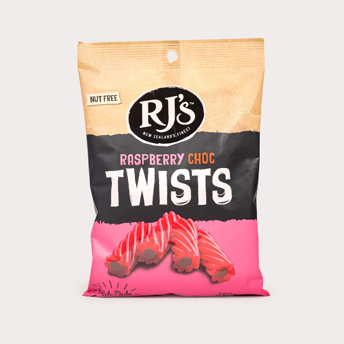 Licorice, Raspberry Chocolate Twists