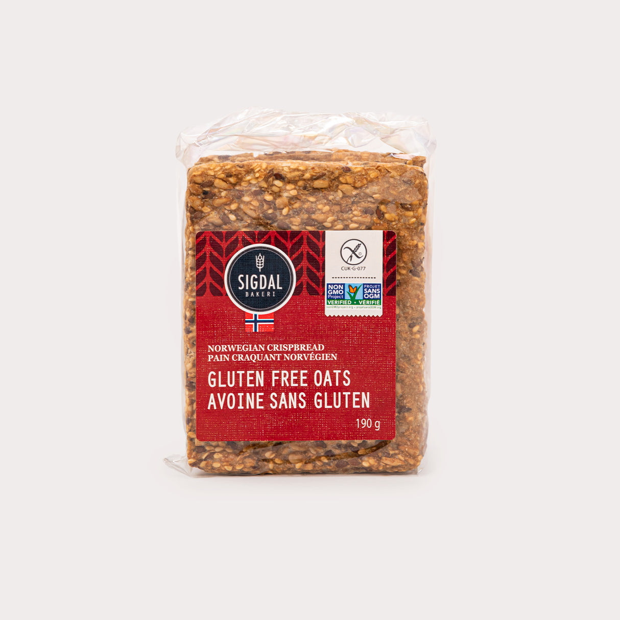 Gluten Free Non GMO Crispbread, Oats