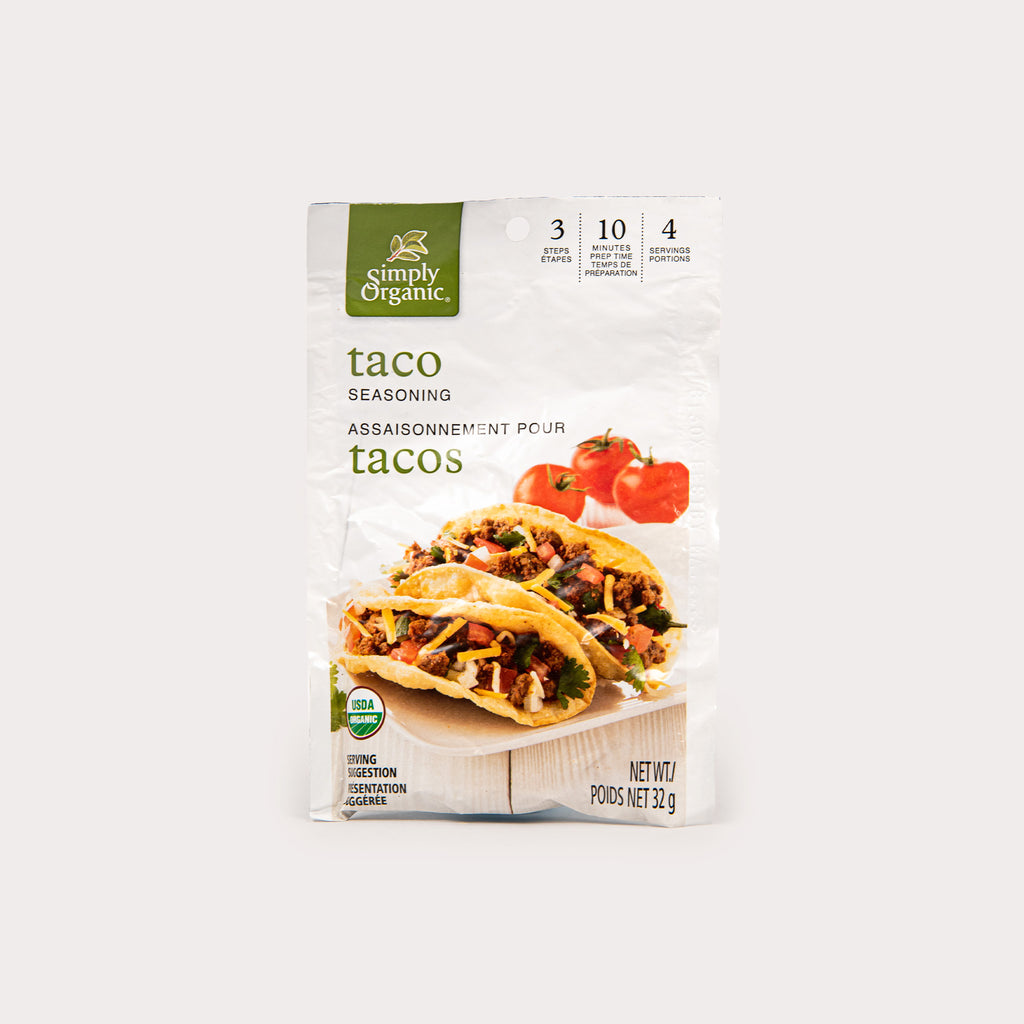 Organic Vegan Seasoning Mix, Mild Taco